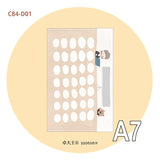 Molinta - Daily Record A7 Memo Pad

Enjoy 20 sheets of this memo pad used to record or track your everyday habits to add to your writing experience!

Specifications: 80mmx120mm
Material: 120g white kraft paper
Number of pages: 20