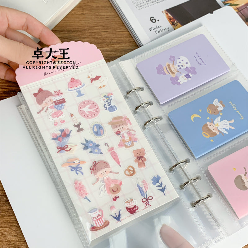 Molinta - Flower's Shadow Organizing Binder

A compact A6 six ring binder from&nbsp;Molinta, designed for everyday notes, lists, and creative planning. Lightweight and easy to carry, it’s an ideal companion for quick thoughts, reminders, and daily jotting.

Specifications: 140mm x 230mm

6 ring binder
Includes elastic closure

Inserts not included