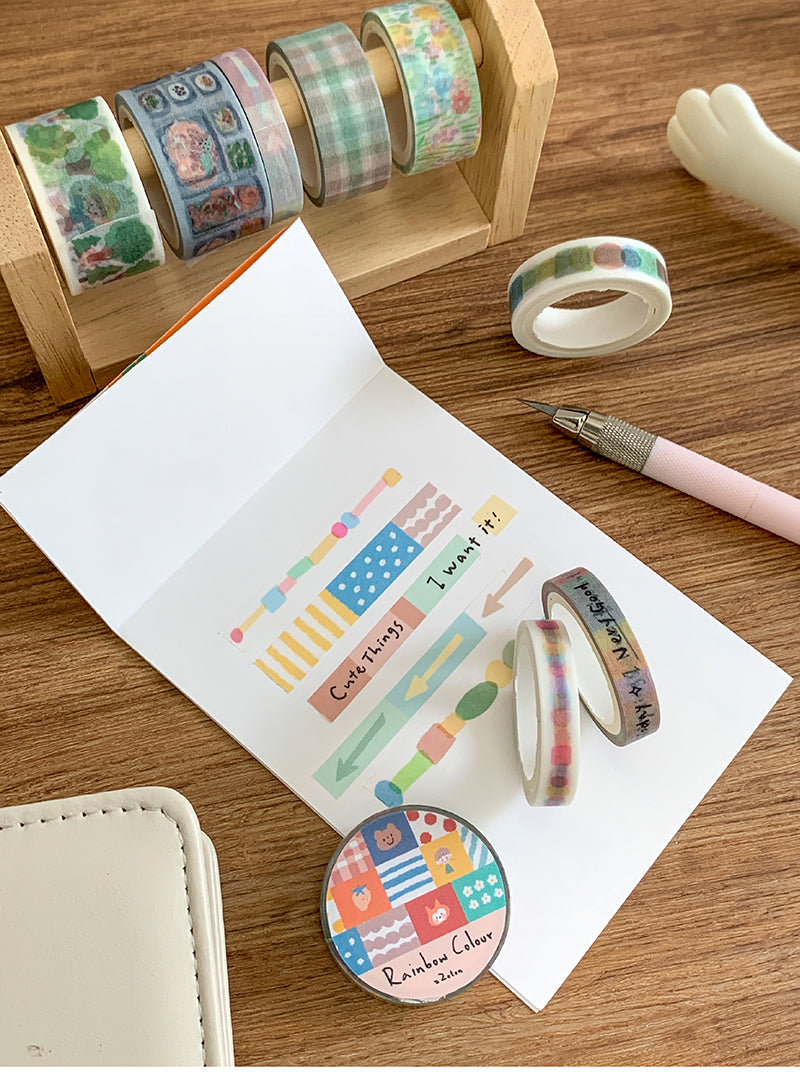 Molinta - Forrest Chain Washi Tape Journal Spreads
