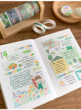 Molinta - Forrest Chain Washi Tape Journal Spreads
