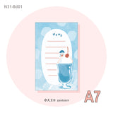 Molinta - Goldfish Soda A7 Memo Sheets

Enjoy these cute memo sheets featuring various designs with goldfish and soda!

Specifications: 80mmx120mm
Material: 120g cotton paper

Number of pages: 10