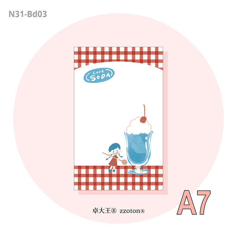 Molinta - Goldfish Soda A7 Memo Sheets

Enjoy these cute memo sheets featuring various designs with goldfish and soda!

Specifications: 80mmx120mm
Material: 120g cotton paper

Number of pages: 10