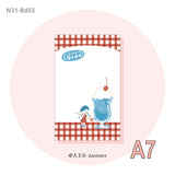 Molinta - Goldfish Soda A7 Memo Sheets

Enjoy these cute memo sheets featuring various designs with goldfish and soda!

Specifications: 80mmx120mm
Material: 120g cotton paper

Number of pages: 10