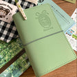 Molinta - Green A6 Six Ring Binder Cover

A compact A6 six ring binder from&nbsp;Molinta, designed for everyday notes, lists, and creative planning. Lightweight and easy to carry, it’s an ideal companion for quick thoughts, reminders, and daily jotting.

Specifications: 110mm x 190mm
Sanded PU Leather, soft feel, durable and resistant
Inserts not included