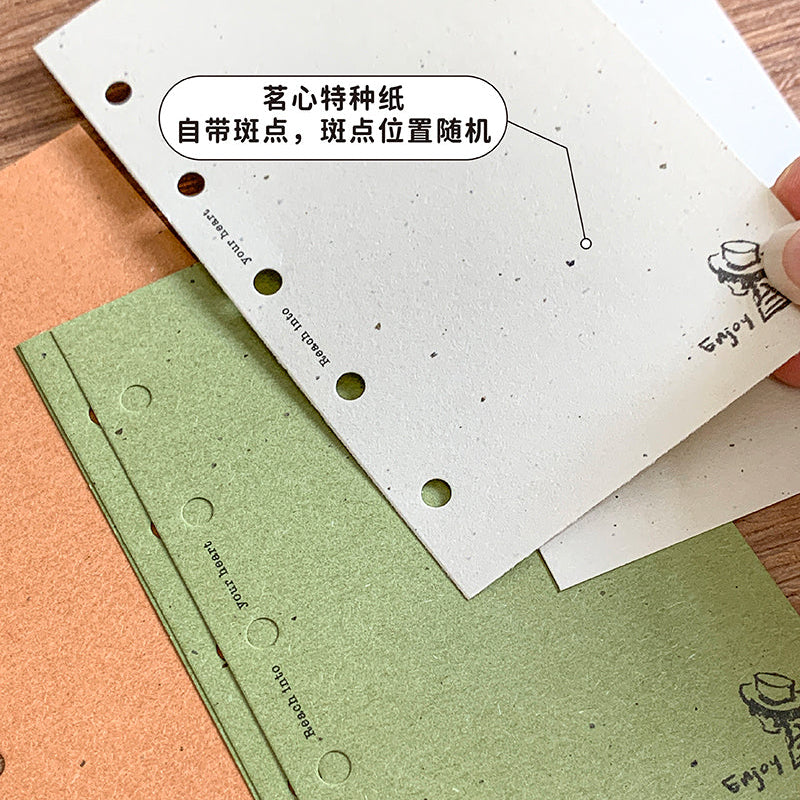 Molinta - Herbal Paper A7 Memo Sheets

Enjoy 9 sheets of these 3 different papers with unique colors with a textured design to add to your journaling experience!

Specifications: 80mmx120mm
Material: Mingxin paper
Number of pages: 9