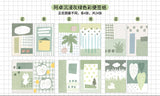 Molinta - Imagine Yourself in Gray-Green M5 Memo Sheets

Enjoy these cute memo sheets with 6 different patterns front and back! With 4 sheets of each pattern, you get a generous stack of beautifully coordinated designs that fit effortlessly into any M5 setup.

Specifications: 67mmx105mm
Material: 120g cotton paper

Number of pages: 24