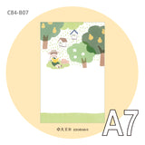 Molinta - In The Woods A7 Memo Pad

Enjoy 20 sheets of this memo pad depicting a serene day in the woods to add to your writing experience!

Specifications: 80mmx120mm
Material: 120g white kraft paper
Number of pages: 20