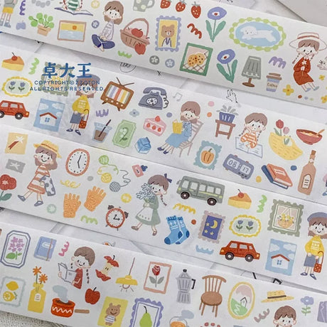Molinta - Little Things Sticker Roll

Perfect for planners, journals, scrapbooks, and happy mail, this roll offers an easy peel‑and‑stick format that makes decorating effortless and fun.

5m x 40mm

Material: Kiss cut and writable material
Includes 1 Roll&nbsp;