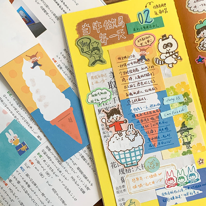 Molinta - Long Sticky Notes B

Take notes or decorate your planner with this cute sticky note set! This set includes 6 different patterns!

48mm x 105mm (1.8in x 4in)
120g white kraft paper
48 sheets - 6 different patterns within the sticky note pad