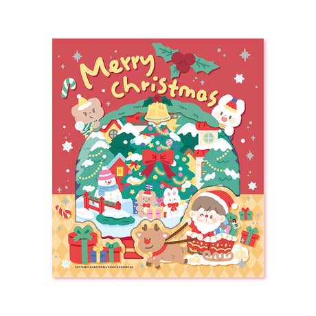 Molinta - Merry Christmas Large Scene Sticker Set

Get ready for Christmas with this fun sticker scene! With this cute activity, you'll receive a double-sided, standing Christmas themed background and 5 sticker sheets to decorate with!

164mm x 185 mm
Material: Paper, PVC