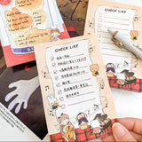 Molinta - Music In Progress A7 Memo Pad

Enjoy 50 sheets of this music inspired memo pad to check off all your tasks and add to your writing experience!

Specifications: 80mmx120mm
Material: 100g white kraft paper
Number of pages: 50