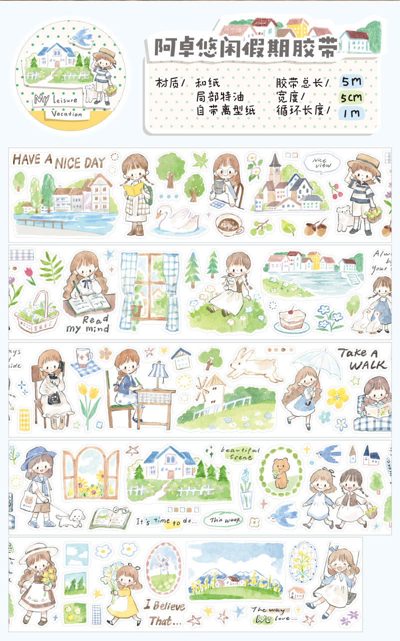 Molinta - My Leisure Vacation Washi Tape Holiday