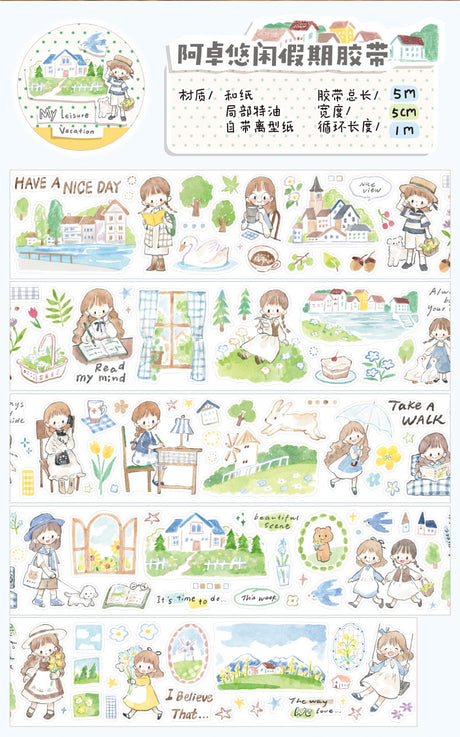 Molinta - My Leisure Vacation Washi Tape Holiday