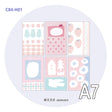 Molinta - Pink Memories A7 Memo Sheets

Enjoy these cute memo sheets with 6 different patterns front and back! 4 pages of each pattern.

Specifications: 80mmx120mm
Material: 120g cotton paper

Number of pages: 24