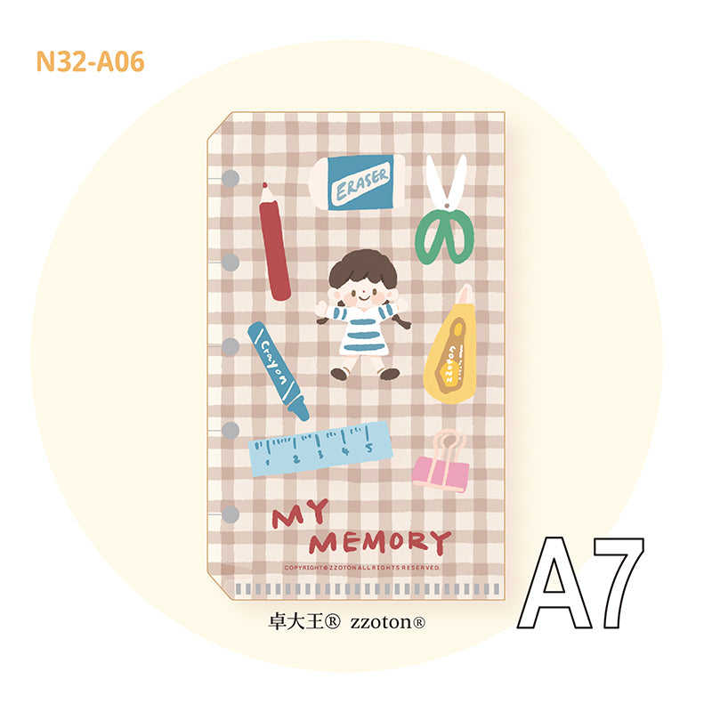 Molinta - Stationery A7 Loose Leaf Storage Folder

Store all your little vinyl stickers, sticker flakes, memo sheets, and scraps used for journaling in this folder and retrieve it whenever you need conveniently in your binder!

Specifications: 80mmx125mm
Material: Cast PP