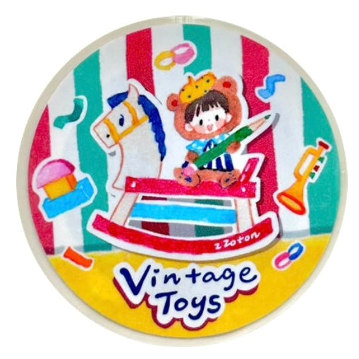 Molinta - Vintage Toys Sticker Roll

Perfect for planners, journals, scrapbooks, and happy mail, this roll offers an easy peel‑and‑stick format that makes decorating effortless and fun.

5m x 50mm

Material: Kiss cut and writable material
Includes 1 Roll&nbsp;
