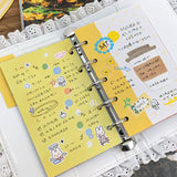 Molinta - Warm Yellow Permeates A7 Memo Sheets

Enjoy these cute memo sheets with 6 different patterns front and back! 4 pages of each pattern.

Specifications: 80mmx120mm
Material: 120g cotton paper

Number of pages: 24