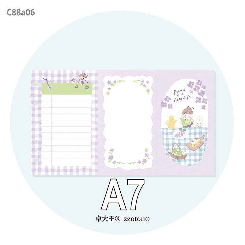 Molinta - Week at Your Disposal A7 Tri-Fold Pages

Plan out your week with a full, undated weekly layout split into three sections to customize with your own creative touch!

Specifications: 183mmx105mm
Material: 120g white craft

Number of pages: 10