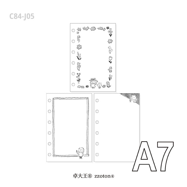 Molinta - White Sketch A7 Memo Sheets

Enjoy 30 sheets of these 3 adorable designs of different white sketches to add an authentic artistic touch to your journal!

Specifications: 80mmx120mm
Material: 100g white kraft paper
Number of pages: 30