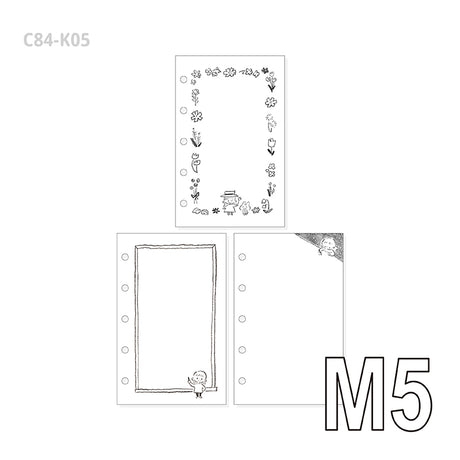 Molinta - White Sketch M5 Memo Sheets

Enjoy 30 sheets of these 3 adorable designs of different white sketches to add an authentic artistic touch to your journal!

Specifications: 67mmx105mm
Material: 100g white kraft paper
Number of pages: 30