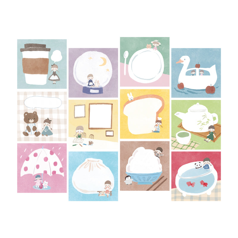 Molinta - Coffee Sticky Notes

Take notes or decorate your planner with this cute sticky note set! Perfect for jotting quick reminders, marking pages, or decorating your journal, this petite sticky note pad brings adorable vibes to your everyday stationery routine.

With 14 different designs you can pick your favorites or collect them all!

50mm x 50mm (Approx 2in x 2in)
120g white kraft paper
50 pages

Includes 1 pattern