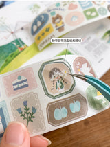Molinta A Little Piece PET Tapes Decorative Tape Journaling Kiss Cut