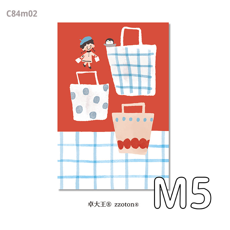 Molinta Coloring Time M5 Memo Sheets

Bring a burst of creativity to your planner, journal, or everyday notes with this charming memo set from Molinta. Each pad includes 24 double‑sided sheets, giving you plenty of space for lists, reminders, decorative accents, or colorful journaling moments.

Specifications: 67mm x 105mm
Material: 120g cotton paper

Double-sided
Number of pages: 24