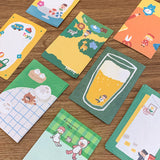 Molinta Coloring Time M5 Memo Sheets

Bring a burst of creativity to your planner, journal, or everyday notes with this charming memo set from Molinta. Each pad includes 24 double‑sided sheets, giving you plenty of space for lists, reminders, decorative accents, or colorful journaling moments.

Specifications: 67mm x 105mm
Material: 120g cotton paper

Double-sided
Number of pages: 24