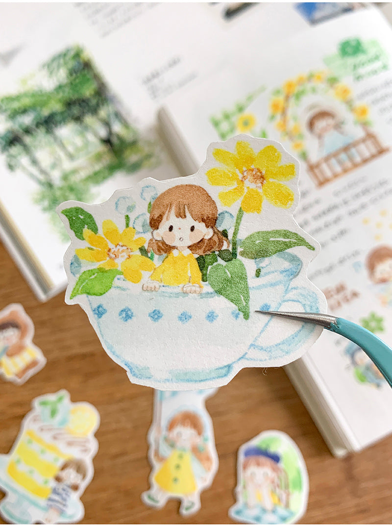Molinta Colors: Yellow, Grass Green, and Blue Washi Tapes zzoton