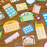 Molinta - Daily Tracker Washi Sticker Roll Sticky Notes Kiss Cut Tracker Sticker Die Cut