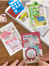 Molinta Daily Tracker Washi Sticker Roll Sticky Notes Kiss Cut Tracker Sticker Die Cut Journaling Washi Tapes Planners