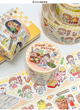 Molinta_Food_Delivery_Washi_Tapes Kiss Cut Sticker