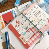 Molinta - Goldfish Soda M5 Memo Sheets

Add a splash of sweetness to your notes with these adorable memo sheets. Each pad features cute, bubbly designs of goldfish and soda that bring a fun, refreshing vibe to planners, journals, scrapbooks, and everyday reminders.

Available in four different designs, each pack includes 10 sheets so you can collect your favorites or mix and match.

Specifications: 67mmx105mm
Material: 120g cotton paper

Number of pages: 10
Double-sided

Get the matching binder here: Molint