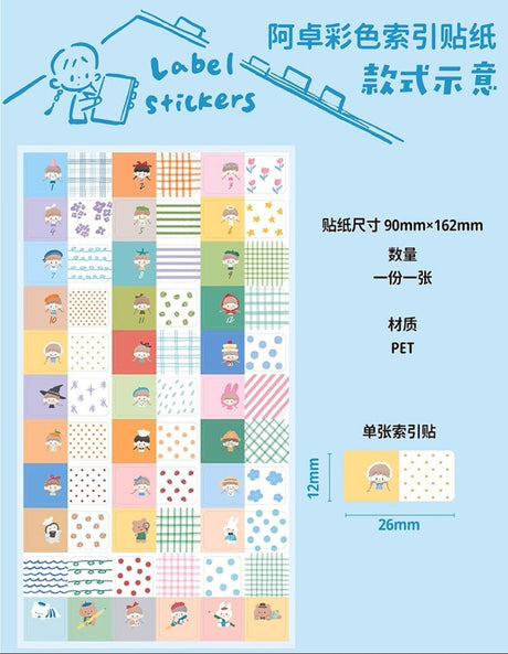 Molinta Index Sticker Sheet

The Molinta Index Sticker Sheet features clean, colorful index-style labels designed to help you organize, highlight, and decorate with ease.

90x162mm
Material: PET
Includes 1 sticker sheet