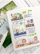 Molinta Long Table Washi Tape Home Sweet Home Scenes Journaling Spreads