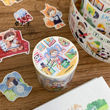 Molinta Lovely Animal Washi Sticker Roll Washi Tape Journaling Spreads planner washi