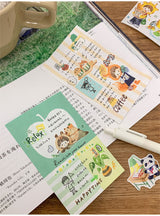Molinta Lovely Animal Washi Sticker Roll Washi Tape kiss cut roll 2