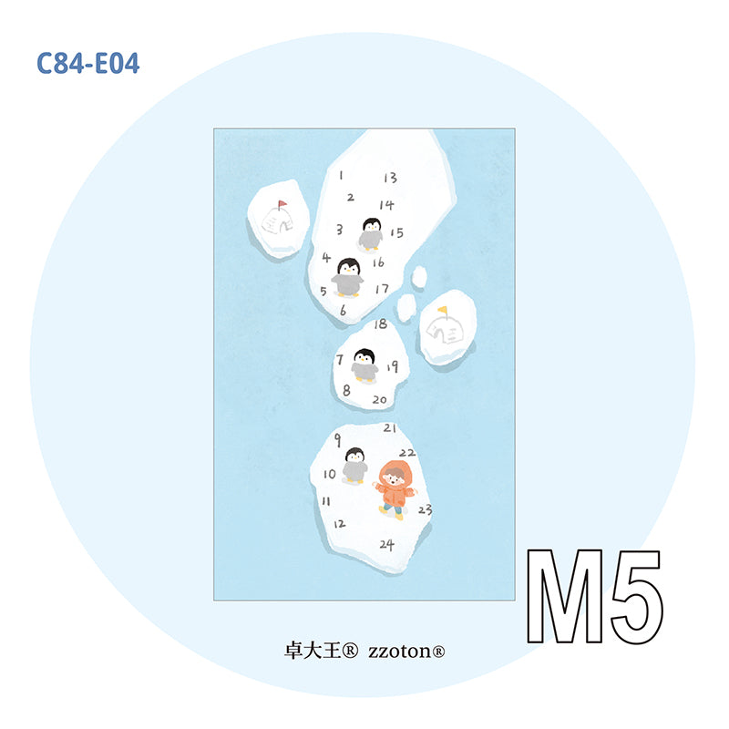 Molinta M5 Memo Paper - Glacier Penguin

Inspired by sunny citrus and clean, refreshing design, this memo pad adds a vibrant pop to planners, scrapbooks, letters, and everyday notes.

Specifications: 67mm x 105mm
Double-sided

Material: 120g white kraft paper
Number of pages: 20