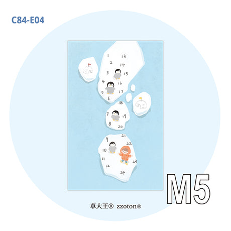 Molinta M5 Memo Paper - Glacier Penguin

Inspired by sunny citrus and clean, refreshing design, this memo pad adds a vibrant pop to planners, scrapbooks, letters, and everyday notes.

Specifications: 67mm x 105mm
Double-sided

Material: 120g white kraft paper
Number of pages: 20