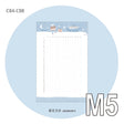 Molinta M5 Memo Paper - Sailor Sleep Log

Designed with a gentle sailor‑themed aesthetic, this memo pad helps you track your sleep in a simple, soothing way — perfect for journaling, planning, or building mindful habits.

Specifications: 67mm x 105mm
Double-sided
Material: 120g white kraft paper
Number of pages: 20
Includes 1 design