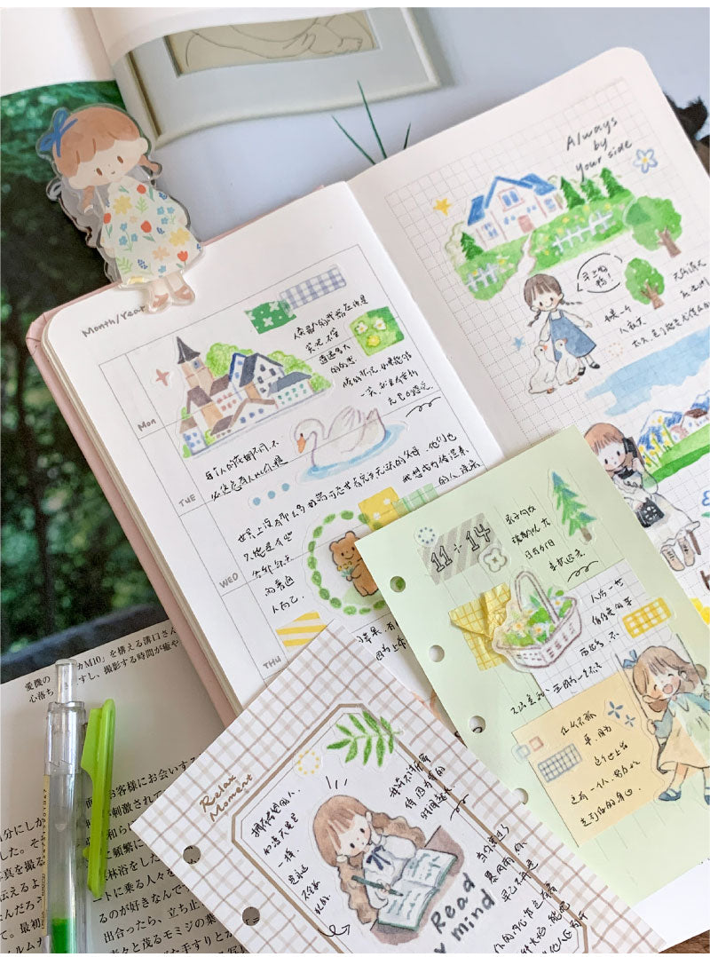 Molinta My Leisure Vacation Washi Tape Holiday Journaling Spreads