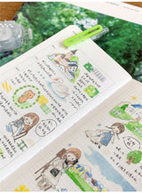 Molinta My Leisure Vacation Washi Tape Holiday Journaling Spreads