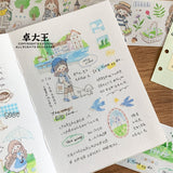 Molinta My Leisure Vacation Washi Tape Holiday Sticker Rolls