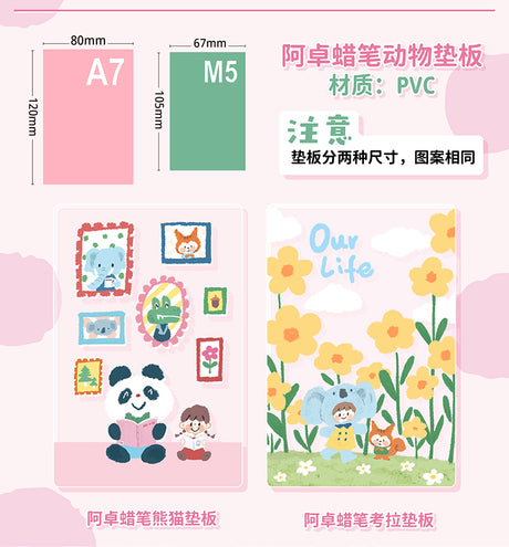 Molinta Pencil Board - Crayon Animal

A refreshing and cheerful pencil board designed to brighten your journaling, planning, and note‑taking. Slip it behind your planner or notebook pages to create a smooth, firm writing surface—perfect for clean lines, crisp handwriting, and preventing ink bleed‑through.&nbsp;

Specifications: 80mm x 120mm
Material: PVC
Includes 1 pencil board

Get the matching binder here: Molinta Binder - Crayon Animal – Little Craft Place