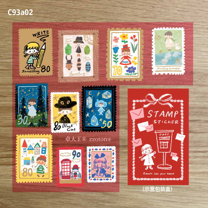 Molinta Postage Stamp Sticker Pack

Add a charming, vintage‑inspired touch to your journaling and crafting with these sticker packs. Designed to look like tiny collectible stamps, each one features delicate illustrations and foil accents that make every piece feel special. Whether you’re decorating planner spreads, pen‑pal letters, scrapbooks, or gift tags, these stickers bring a nostalgic, travel‑themed aesthetic to any project.

Red box - Gold foil
Blue box - Silver foil
Each box includes 30 total sticker