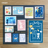 Molinta Postage Stamp Sticker Pack

Add a charming, vintage‑inspired touch to your journaling and crafting with these sticker packs. Designed to look like tiny collectible stamps, each one features delicate illustrations and foil accents that make every piece feel special. Whether you’re decorating planner spreads, pen‑pal letters, scrapbooks, or gift tags, these stickers bring a nostalgic, travel‑themed aesthetic to any project.

Red box - Gold foil
Blue box - Silver foil
Each box includes 30 total sticker