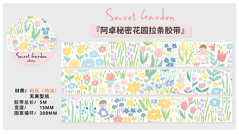 Molinta Secret Garden Washi Tapes Swatches
