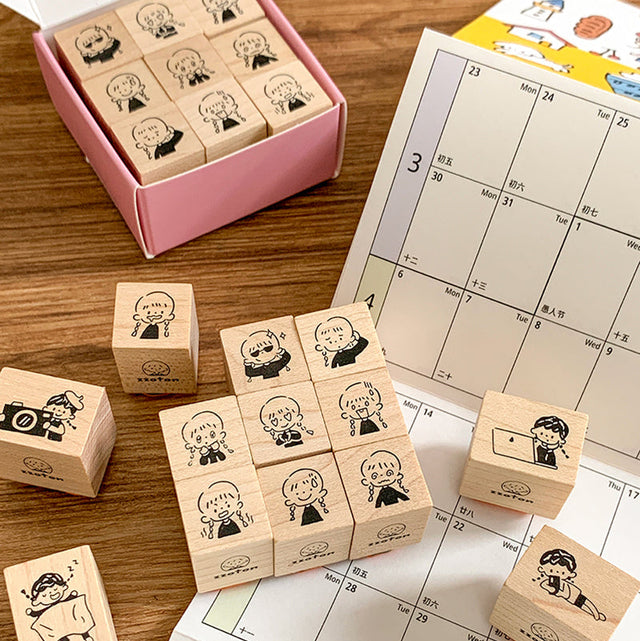 Molinta Stamp Set - Little Emoji 2nd Collection

This adorable set features 9 tiny expressive emoji‑style designs that bring fun, character, and a touch of whimsy to every page. Whether you're marking moods, highlighting important notes, or decorating spreads, these stamps make everyday planning feel more delightful.

Each stamp is approximately 15mm x 15 mm