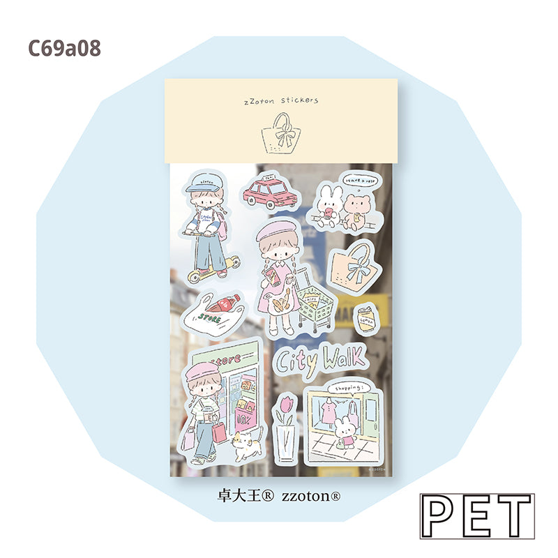 Molinta Sticker Sheet - City Walk

&nbsp;Featuring adorable illustrations in Molinta’s signature whimsical style, these stickers are perfect for decorating planners, journals, scrapbooks, and happy mail.

105x148mm
Material: PVC or PET
Includes 1 sticker sheet