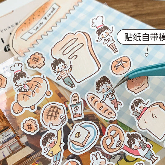Molinta Sticker Sheet - I Love Bread

Celebrate your love for bread with this charming Molinta sticker sheet. Featuring adorable illustrations in Molinta’s signature whimsical style, these stickers are perfect for decorating planners, journals, scrapbooks, and happy mail.

90x162mm
Material: Writing Paper
Includes 1 sticker sheet